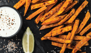 Пържени сладки картофи