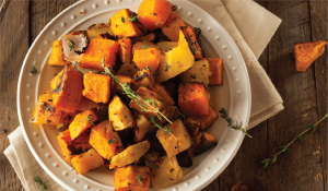 Печена тиква с мащерка