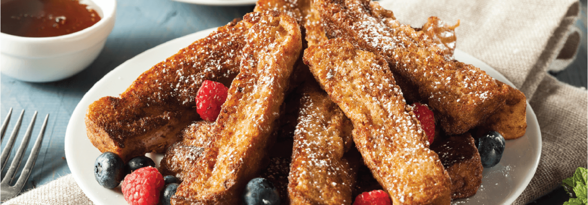 Пържени филийки на пръчици