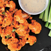 BUFFALO CAULIFLOWER WITH SESAME RANCH