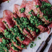 Ню Йорк стрип стек с чимичури